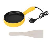 Mini Poêle à Œufs Électrique Antiadhésive, 14,5 cm Mini Poêle Électrique Portable Pratique 350 W, Poêle à Œufs et Crêpes, pour Cuisson Burger Viande Steak Omelette
