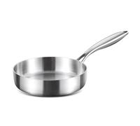 Mini poêles à frire en acier inoxydable 316, compatibles avec 1-2 personnes, petite marmite de 16/18cm, usage général(16cm)