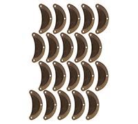 Mini Poignées de Meubles 20 Pièces, Poignées de Tiroir Rétro Uniques pour Boîtes et Armoires en Bois, Matériau en Fer Finition Bronze