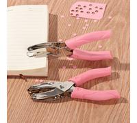 Mini Poinçon De Trou En Forme De Cercle De Coeur, Poinçon De Trou Unique En Métal, Reliure De Scrapbook, Poinçon De Trou De Papeterie Coupe-Papier Outil À Main