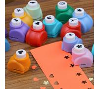 Mini poinçons de décoration, accessoire de travaux manuels, pour Scrapbooking, découpe artisanale, motifs fleurs, impression Calicot, trou à forme, coeur