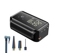 Mini Pompe À Air Compacte, Gonfleur de Pneus de Voiture, Pompe Électrique Rechargeable Haute Pression pour Vélos Équipements Sportifs et Matelas Gonflable