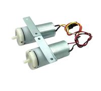 Mini pompe à air électrique à diaphragme 12 V/24 V, 1 pièce, moteur 370, micro-pompe à oxygène for aquarium, moniteur de pression sanguine avec support(Model A (12V))