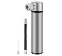Mini Pompe à Air Manuelle Haute Pression Portable, Valve de gonflage pneus for vélos Route et Montagne(Silver)