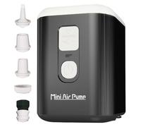 Mini pompe à air, pompe à air électrique portable pour gonflable avec 3 modes de lumière, inflation rapide et déflation de type C, adaptées aux chars piscine, sacs rangement vide pour les gon