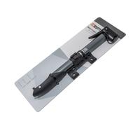 Mini pompe à air Pompe à vélo Lynx anthracite Aluminium universel pour toutes les valves