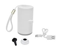 Mini Pompe à air pour gonflables, 4 Vitesses, Batterie Multifonction USB Haute efficacité, Mini Pompe à air LED, Pompe électrique Portable pour la Maison, Le Camping en Plein air (Blanc)