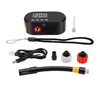 Mini Pompe à Air pour pneus de vélo, Compatible avec Valve Presta, compresseur d'air électrique Portable 2-120PSI