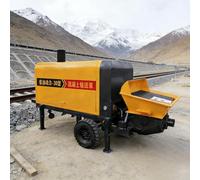 Mini pompe à béton portative pour ciment hydraulique Unité de machine de | Petite pompe à béton, pompe à ciment hydraulique mobile, unité de livraison de ligne - Placement efficace des matériaux pour