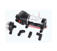 Mini pompe à diaphragme for camping-car, 12V/24V DC, surpresseur auto-amorçante, for Yacht de pêche, grand débit,étanche(DC12)