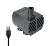 Mini pompe à eau d'aquarium (200 l/h, 1-3 W), pour mini aquarium, hydroponique, fontaine pour animaux domestiques, pompe USB avec câble de 1,4 m