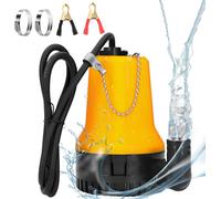 Mini Pompe À Eau Pompe Submersible 1500L/H 20W 230V Pompe Vide Cave Hauteur de Refoulement 1,6 M Câble 1,8 M pour Jardin, Aquarium, Étang, Fontaine