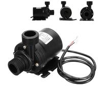 Mini pompe à eau solaire,DC 24V 800L/H 5M Pompe de circulation d'eau chaude,Pompe à eau submersible sans balai1/2 inch, pompe à eau submersible brushless Pompe de circulation pour aquarium étang réser