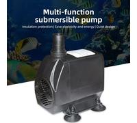 Mini pompe à eau submersible à débit réglable Max 2500L/H Débit 8.2ft Lift Pompe électrique portable avec câble 6.5ft et base de ventouse pour aquarium, bassin, aquarium, boisson pour animaux de compa