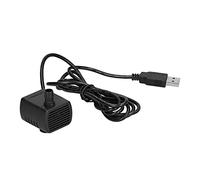 Mini pompe à eau submersible | Flow 200L / h et portance 150 cm | Pompe USB 12V sans balais pour aquariums/fontaines/hydroponie | Fonctionnement silencieux avec une base de