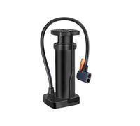 Mini Pompe à Pédale Manuelle 17?cm Portable Polyvalent et Pratique Noir