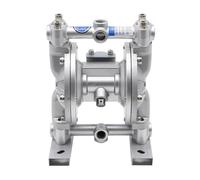Mini pompe à peinture pneumatique portative, membrane Double stabilisée en pression, mini pompes Débit élevé(A-10 silvery)