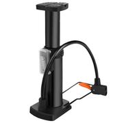 Mini pompe à pied - Gonfleur haute pression | Pompe à air portable | Minuscule pour outils gonflables - Balle de vélo compacte actionnée par le pied - Construction en métal et PA - Roulette