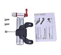 Mini-Pompe à vélo, 5.2x2.2 2 Pouces Portable en Aluminium Alliage de Route Montagne Pneu de vélo CO2 Forme de Monture à os