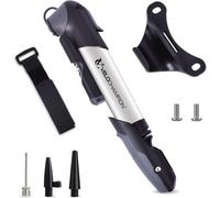 Mini Pompe À Vélo Avec Support De CadrePompe À Vélo En Alliage Avec Support De CadreValves Presta,Schrader Et DunlopPour Route,Montagne,E-Vélo.[O419]