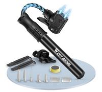Mini pompe à vélo avec valve Presta et Schrader, kit de réparation et pompe de gonflage rapide pour pneus de route et VTT