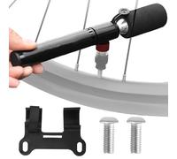 Mini Pompe à Vélo,Double Valve 7.5 Bars Pompe à Air Haute Pression - Double Valve Haute Pression Compatible CO2 Accessoires VTT et Vélo de Route Montagne Extérieur