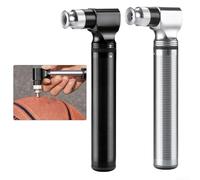 Mini pompe à vélo en alliage d'aluminium 130 psi, portable et peu encombrante, idéale pour un gonflage rapide et un transport facile (noir)