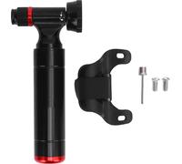 Mini pompe à vélo en alliage d'aluminium CO2 - flux de pneus petit vélo portable avec jauge pour valve Schrader française