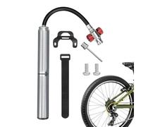 Mini Pompe À Vélo Gonfleur Aluminium pour Ballon Et Bicyclette avec | Mini Pompe À Pneu De Vélo Pour Basket-ball Volley-ball Football Anneau De Natation Et Cyclisme