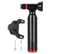 Mini Pompe à vélo | Gonfleur de pneus | Composant de Pompe à air Rapide | Manomètre de contrôle intégré 1 pièce, mécanisme de Valve régulée Support de Montage sécurisé Accessoires d'aiguille de fo