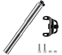 Mini Pompe à vélo Haute Pression Petite Pompe à Main pour Presta Schrader avec Support de Fixation pour BMX VTT Velo Route