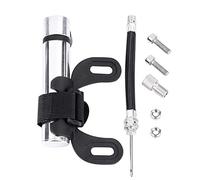 Mini Pompe à Vélo Portable en Alliage d'Aluminium, Léger et Compact pour Vélo VTT - Haute Pression 120PSI, Compatible Buses France et US, Usage Polyvalent