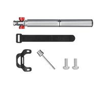 Mini pompe à vélo portable en alliage d'aluminium | Pompe à vélo de voyage pour basket-ball, volley-ball, football, natation, trajets en plein air
