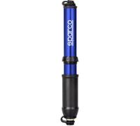 Mini Pompe à Vélo - SPARCO - Aluminium - Compatible VTT et Trottinettes - Couleur Bleue - 2,2 x 18 cm