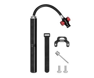 Mini pompe à vélo télescopique - Gonfleur portable haute pression en | | 126 g en alliage d'aluminium léger | Pompe à air portable avec aiguille à bille pour le cyclisme et le sport