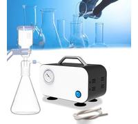 Mini pompe à vide sans huile, dispositif de filtre d'aspiration 24V DC, unité d'extraction de solvant portable 10L/min, fonctionnement continu silencieux pour l'évaporateur rotatif et le four de sécha