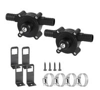 Mini pompe de forage électrique portable pour pompe de forage électrique diesel huile liquide eau main pompes de transfert auto-amorçantes vitesse de pompage rapide, noir