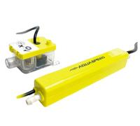 Mini Pompe de Relevage Condensats - Ultra Silencieuse 19 dB - Kit complet prêt à poser - 15 L/h - Refoulement 12 m - Plug et Play - Climatiseur et PAC - AquaSpeed Silence+