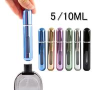 Mini pompe de remplissage de fond Portable 5ml /10ml, bouteille de parfum, échantillon de parfum, vaporisateur rechargeable, ensemble de conteneurs cosmétiques vides 1pc 5ml12