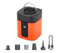 Mini pompe électrique pour objets gonflables avec 5 buses, pompe de mise à niveau 2025, pompe électrique rechargeable, matelas gonflable électrique en forme de ballon D