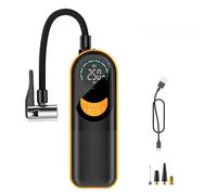 Mini Pompe Gonflable Portable Multifonction Pour Voiture,Affichage Numérique,Pompe De Développement Sans Fil Pour Voiture - Type Black