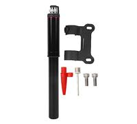 Mini Pompe portative en Alliage d'aluminium Haute Pression de gonfleur de vélo avec baromètre précis pour Le Cyclisme Sports de Plein air 22 cm 150PSI