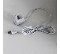 Mini pompe submersible USB 3 W DC 5 V-6 V 500 l/h pour piscine, piscine, rocaille, distributeur d'eau pour animaux domestiques, pompe filtrante (blanc)