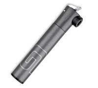 Mini pompe télescopique en aluminium Giyo CNC Giyo GM-04LT - 120psi 8bar Gris
