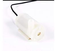 Mini pompes à eau submersibles 3-4.5V 100L / H pompe à moteur CC à faible bruit Taille Pratique Réservoir de Poissons pour l'aquarium (horizontal)