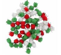 200 pompons - Métallisés - 0,8 cm NA