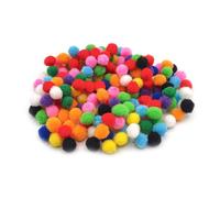 Mini pompons assortis 0,8 cm 100 pièces
