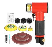 Mini ponceuse à air comprimé avec disques abrasifs de 1/2/3", ponceuse excentrique pneumatique, appareils de ponçage et de polissage à air avec 15 papiers abrasifs pour les travaux de beauté de