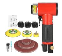Mini ponceuse à air comprimé avec disques abrasifs de 1/2/3", ponceuse excentrique pneumatique, appareils de ponçage et de polissage à air avec 15 papiers abrasifs pour les travaux de beauté de