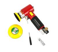 Mini ponceuse à Air orbitale, polisseuse pneumatique, double Action avec éponges Fonctionne Sans ProblèMe(Suit A)